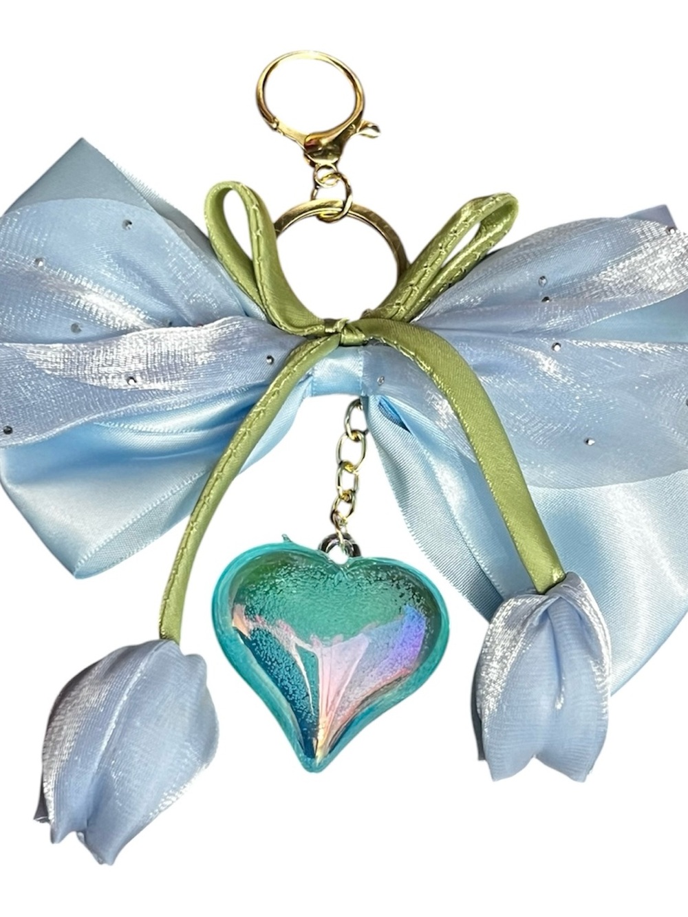 ๐ท The Blossom Affair Oversized Bow Bag Charm ๐ธ Limited Edition โข One of a Kind โข - Picture 5 of 6